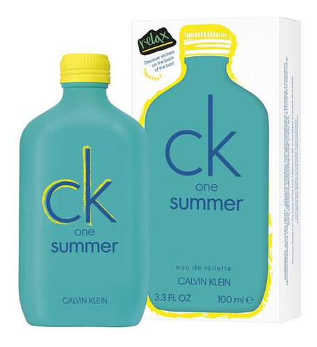 Calvin Klein CK One Summer 2020 EDT 100 ml recargable  