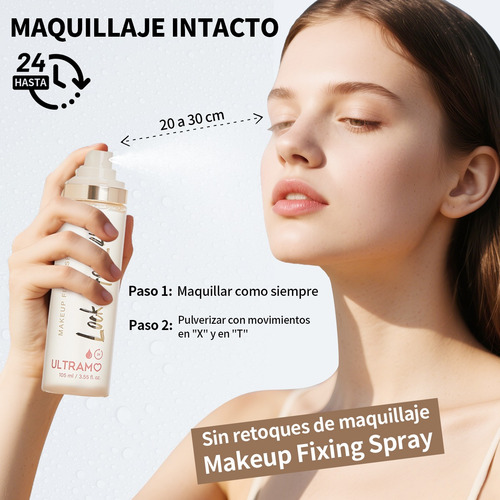 Spray Fijador De Maquillaje Ultramo Lock In For 24h,105ml