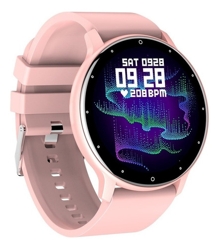 Monitor De Actividad Física Smartwatch Zl02 Tela Redonda Lev