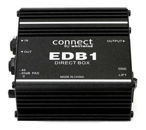 Imagen 1 de 10 de Caja Directa Pasiva Whirlwind Edb1 Salida Xlr