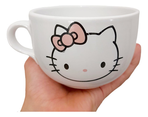 Tazon Hello Kitty 600 Ml Ceramica 