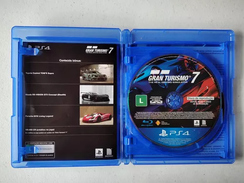 Gran Turismo 7 Ps4 Mídia Física Original Seminovo + Nf