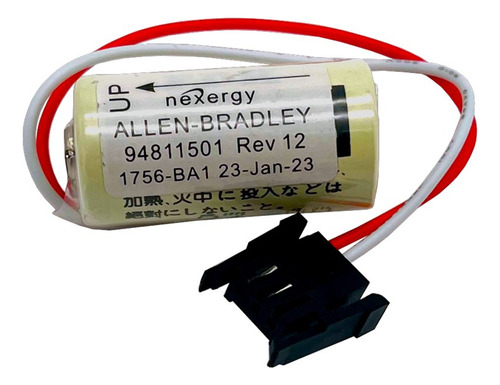 Allen Bradley Bulletin 1756-ba1 3v 1200mah Conector Negro W