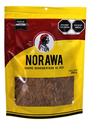 Carne Seca Norawa Presentación Trozo En 200 Gramos