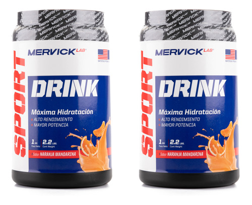 Sport Drink Mervick Lab Bebida Deportiva X 2 Unid X 1 Kg