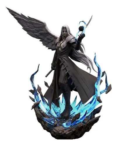 Sephiroth Final Fantasy 7 - Resina 3d Pintura Profissional