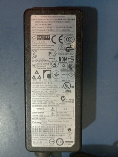 Fonte Carregador Notebook Samsung A12-040n1a 12v 3.33a 40w (Usado)