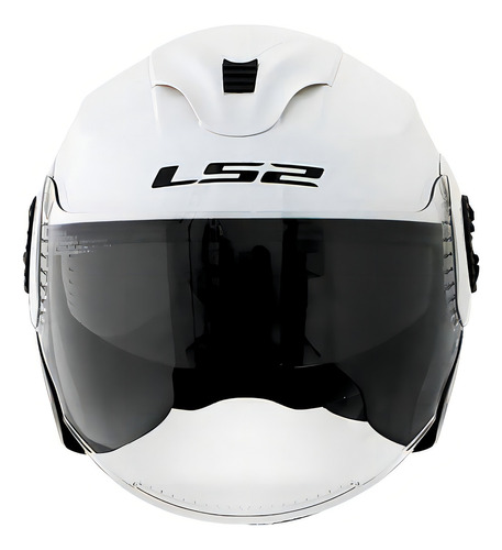Capacete Ls2 Of570 Verso Branco Tamanho Do Capacete 60 Cor Branco