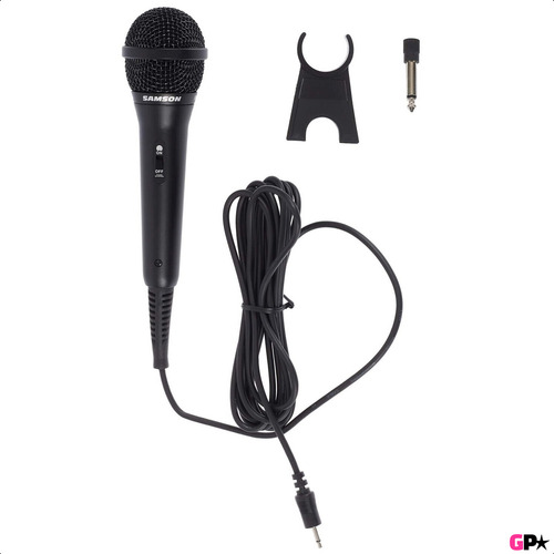 2 Microfono Samson R10s + 2 Pie + 2 Cables + 2 Pipetas Combo