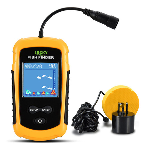 Fishing Finder Fish Fishfinder Sounders Wired Lucky Screen