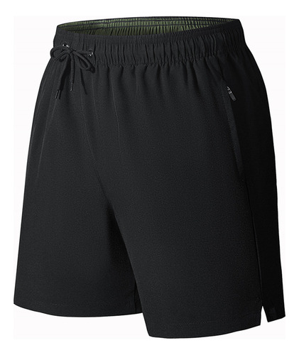 Bermuda Pantalones Cortos Casuales Con Cordón Para Hombre