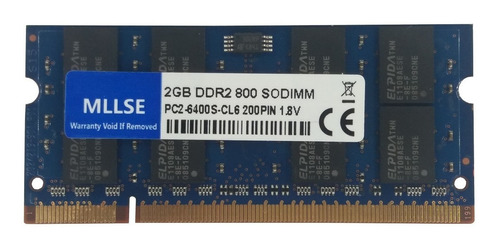 Mllse / 2gb / Sodimm / Pc2-6400s / 200pin / Ddr2-800mhz