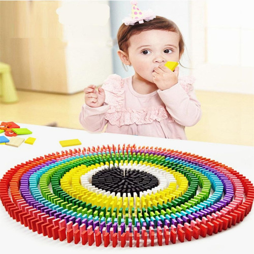Dominó De 12 Colores 120 Piezas,juguete De Mesa Regalo Ideal