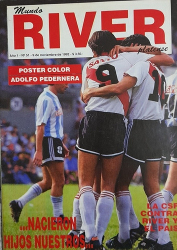 Mundo River Platense 51.racing 0 River 3,poster Pedernera