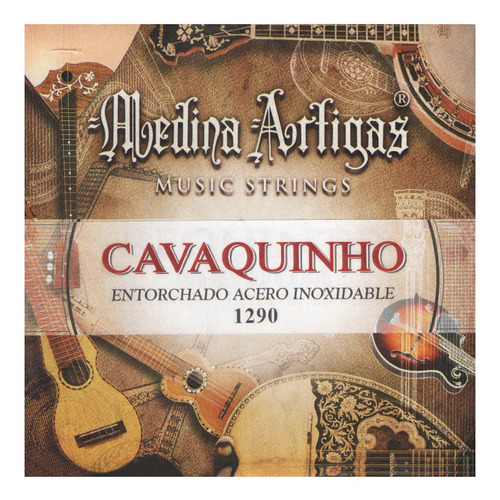 Encordado Cuerdas Para Cavaquinho Medina Artigas 1290