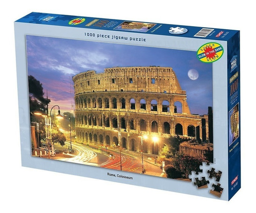 Rompecabezas Puzzle Tomax Coliseo Romano Iluminado 1000 Piez