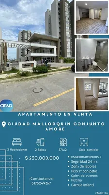 Apartamento en venta