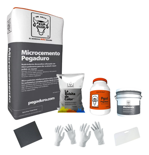 Microcemento Pegaduro Acabado Tipo Chukum 2m2