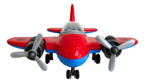Kit Resgate: Avião + Barco Com Acessórios Brinquedo Infantil