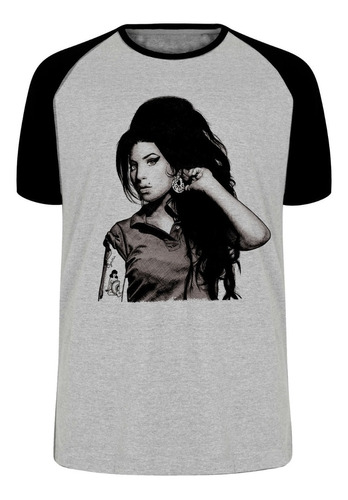 Camiseta Blusa Plus Size Amy Winehouse Desenho Rock