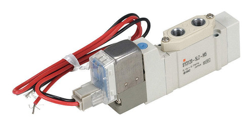 Válvula Solenoide 5/2 24vcd Conex M5 Smc Sy3120-5lz-m5