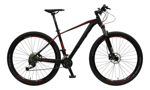 Mountain bike Oxea Proto R29 16" 18v frenos de disco hidráulico cambios Shimano Alivio M3120 y Shimano Alivio M3100 color negro/rojo  