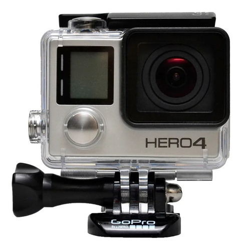 Câmera Gopro Hero 4 Silver Com Acessórios Muito Conservada