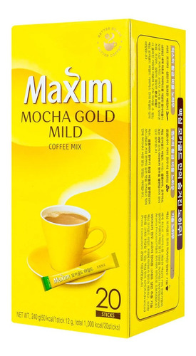 Café Pronto Solúvel Coffee Maxim Coreano Mocha Gold - 20 Un