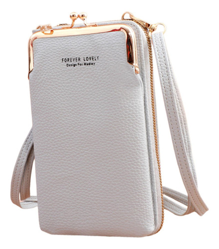 2 Monedero De La Cartera Del Monedero De Crossbody De Gris