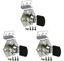 Comprar 3 Fechaduras Mesma Chave Porta Gaveta Armario Moveis Madeira