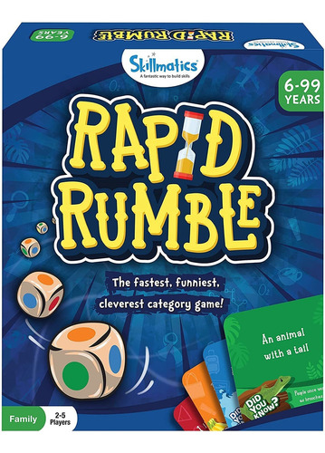 Juego De Mesa Rumble Rápido Para Niños De 6 Año Fr80jm