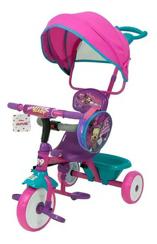 Triciclo Infantil Multifuncional Minnie Violeta Xg-8803 1398 Color Multicolor