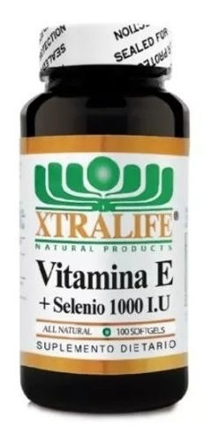 Vitamina E 1000 U.i + Selenio X100 - Unidad a $163
