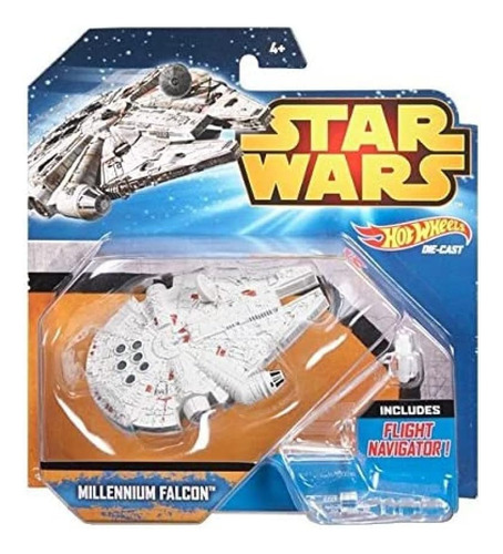 Hot Wheels Star Wars Starship Millenium Halcón Vehículo