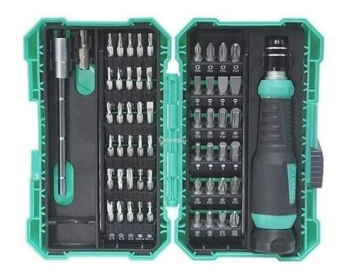 Set Kit Destornilladores 57 Piezas + Caja Proskit Sd-9857m