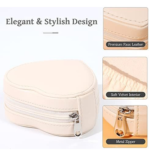 Dajasan Mini Joyero De Viaje Organizador De Joyas De Viaje P