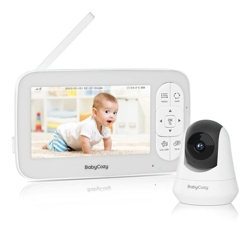 Babycozy Video Baby Monitor With Camera And Audio 5  720p Di