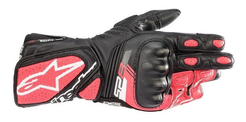 Luva Alpinestars Stella Sp 8 V3 Preto Branco Diva Pink @# Tamanho L(G)