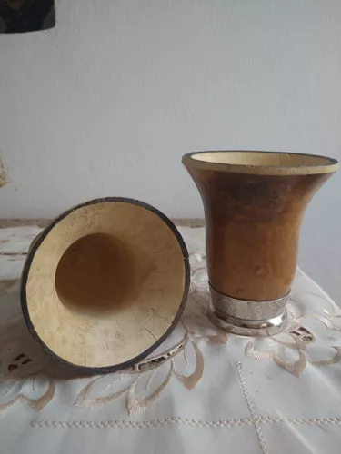 Mate calabaza con base metálica – Cash Inmediato