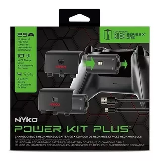 2 Bateria Playcharge Xbox Series - One - Power Kit Plus Nyko