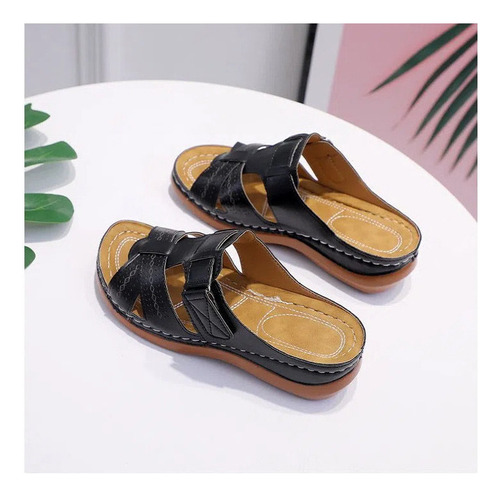 Nuevas Sandalias Retro Con Punta Abierta Para Mujer.