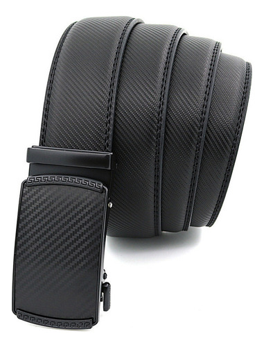 Cinturón Clásico Con Hebilla Automática De Cuero Para Hombre