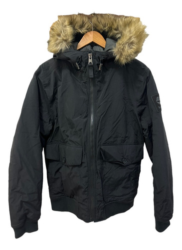 Campera Timberland Parka C/ Capucha Talle M. Minimo Detalle