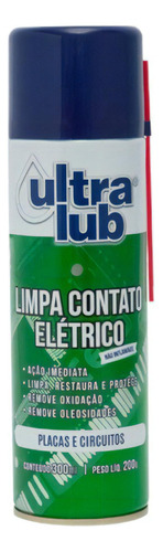 Limpador De Contatos Elétricos Não Inflamável 300ml Ultralub