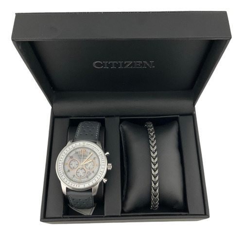 Ca4500-24h Reloj Citizen Gift Set Eco Drive 45mm Gris