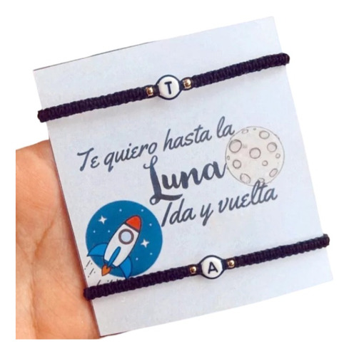 Pulseras Brazaletes Iniciales Personalizadas Hilo