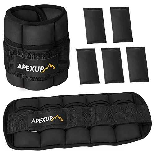 Apexup Adjustable Ankle Weights For Women And Men, 210lbs M