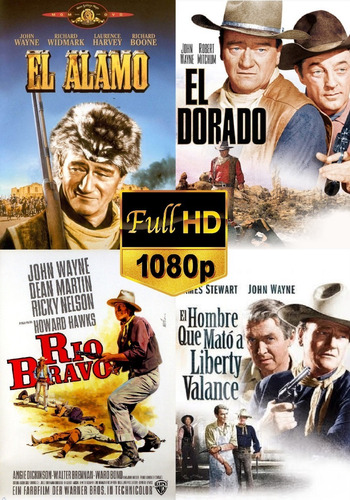 John Wayne Serie De Peliculas De Vaqueros Western Full Hd 