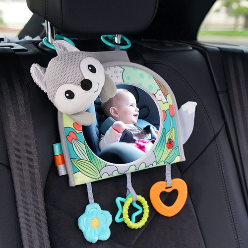(3 #mold) Espejo De Juguete Para Asiento De Coche Con Sonaje
