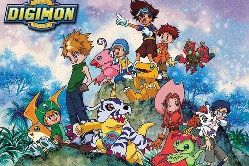 Imagen 1 de 1 de Digimon Adventure 1 Serie Completa Digital